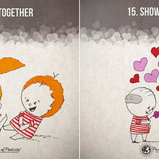 15 принципов счастливых отношений на очаровательных картинах (польские субтитры)