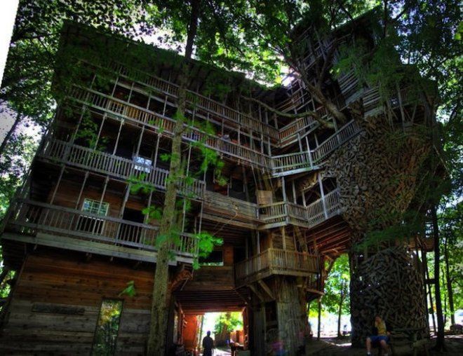 Самый высокий деревянный дом