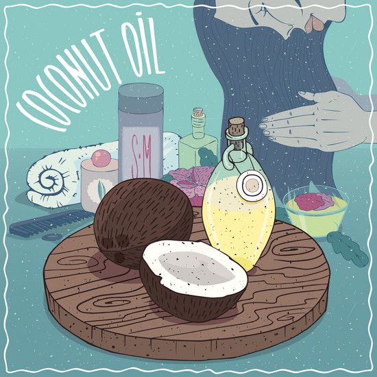 6 TOP способов использовать кокосовое масло на ваших волосах [в качестве разделителя и краски)