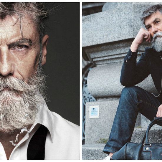 60-летний мужчина начал свою модельную карьеру, потому что ... он зарычал бороду. Старые парни тоже могут быть сексуальными!