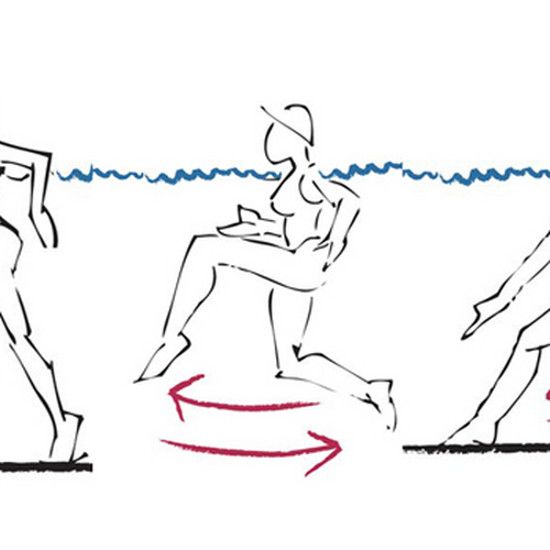 Aqua aerobic: упражнения, которые вы можете делать в бассейне и озере ЧЕРТЕЖИ