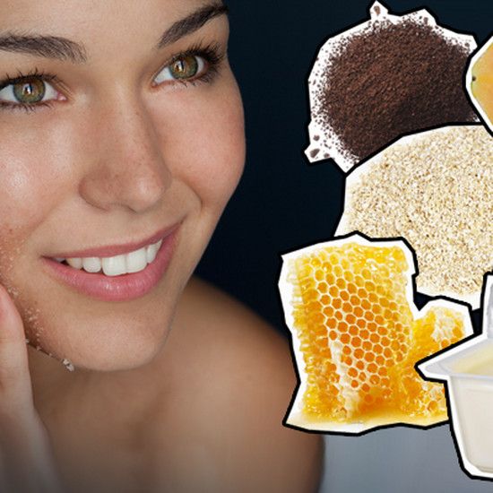 Домашнее тело и кожу лица: сахар, йогурт, мед, фрукты ...