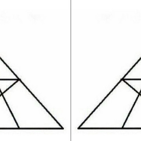 Если вы можете найти более 18 треугольников, вы можете похвастаться сверхсредним интеллектом