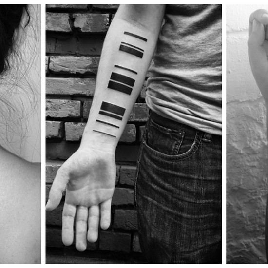 Геометрические татуировки: несколько оригинальных вдохновений, созданных русским художником