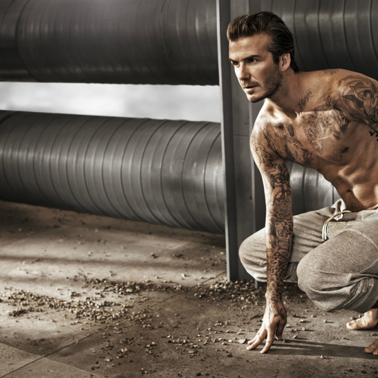 Горячие товары! Shirtless Beckham снова в кампании H & M