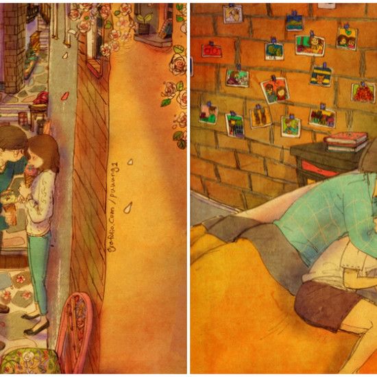 Истинная любовь проявляется в маленьких жестах - еще одно издание очаровательных иллюстраций корейского художника