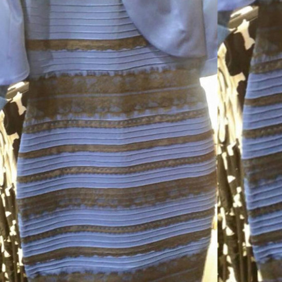 Это белый, золотой или черный и синий? Вот платье, которое разделило мир!