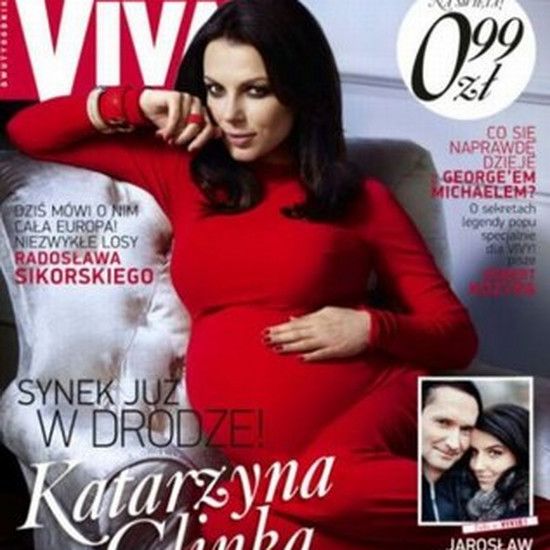 Касия Глинка беременна на обложке VIVA!: Праздник