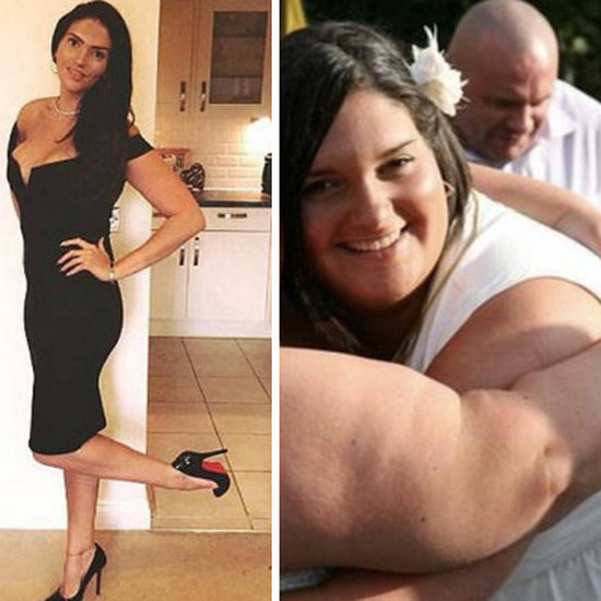 Когда она обнаружила, что ее муж обманывал ее, (з) она бросила мужа и 76 килограммов!