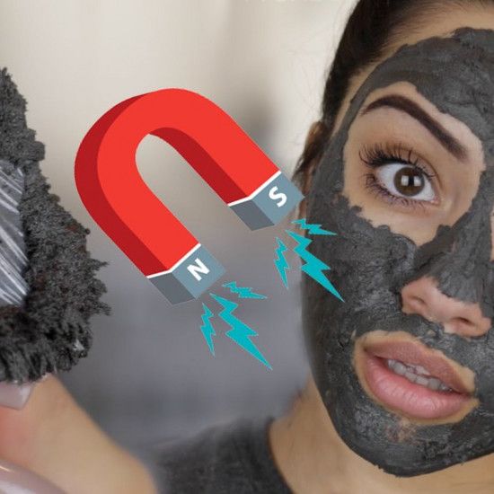 Магнитная маска для лица - вы тянете ее с помощью обычного магнита