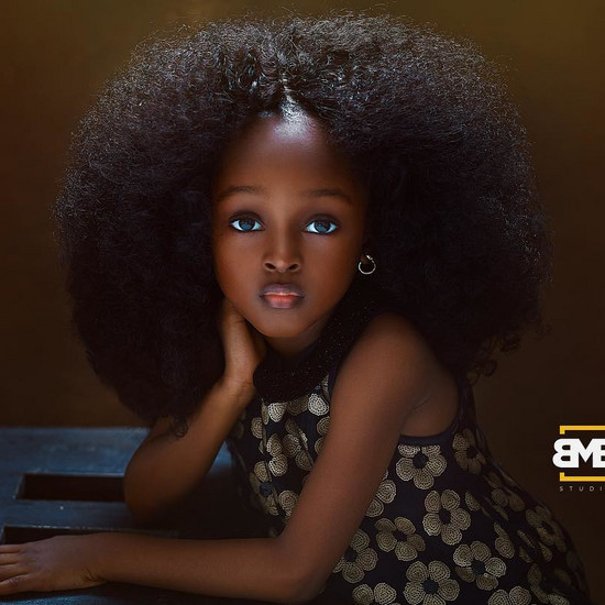 Маленькая нигерийская девушка была признана самой красивой девушкой в ​​мире