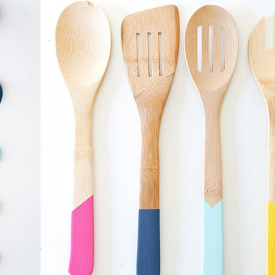 Сделайте это сами: аксессуары в цветах радуги - они добавят шарм вашей кухне