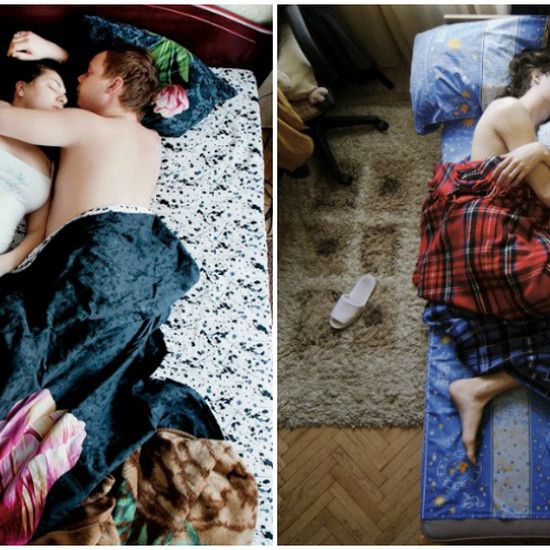 Симпатичные фотографии спящих родителей, которые ожидают ребенка. У вас тоже есть?