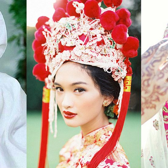 Стильные невесты! Смотрите 10 красивых свадебных стилизаций со всего мира