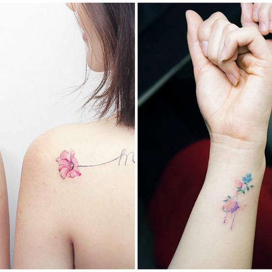 Татуировки для друзей - проекты, которые порадуют вас! ❤