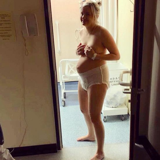 Я был в эйфории, несмотря на подгузник - мама показывает тело после беременности