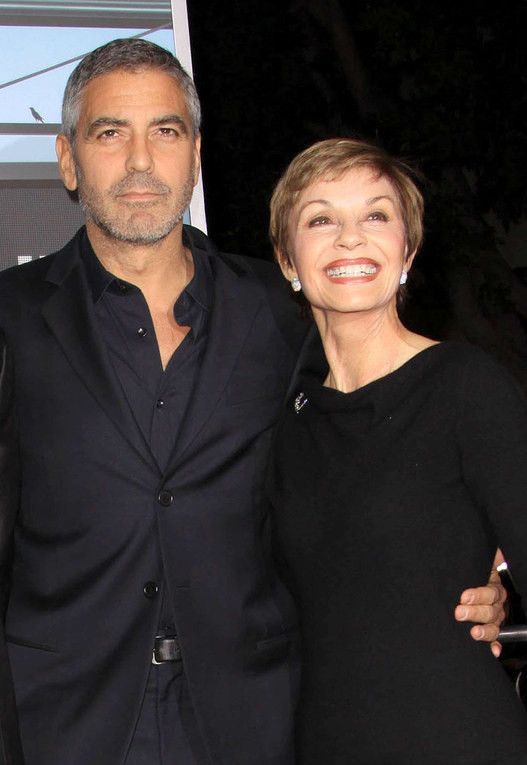 Джордж Клуни с матерью