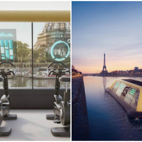 В Париже будет построен плавающий тренажерный зал, управляемый силой человеческих мышц!