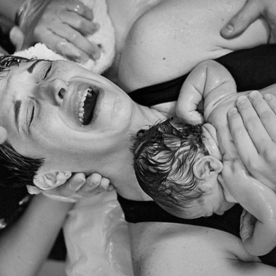 Вот как выглядит рождение ребенка. 14 фотографий без цензуры. Реальный и необычный