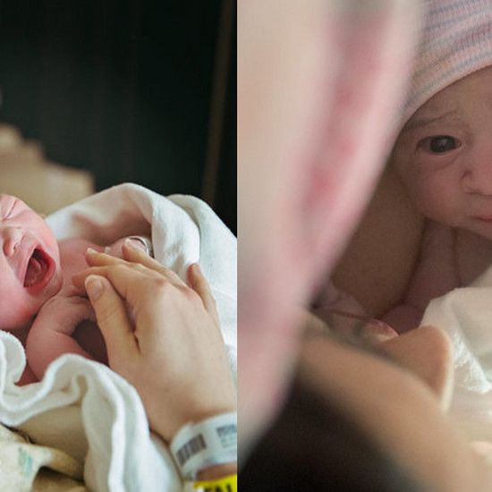 Впервые в теплых руках у нас - удивительные фотографии новорожденных