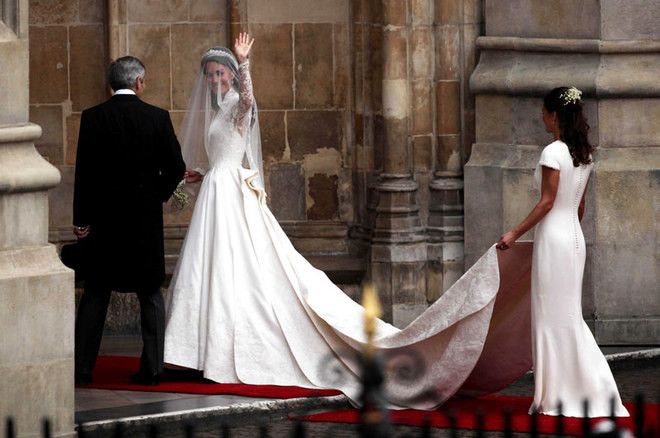 Свадебное платье Кейт Миддлтон во всей красе